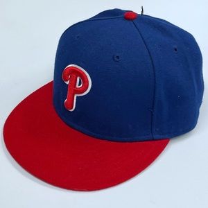 New Era Philadelphia Phillies MLB Fitted Hat 7 1/4 59fifty Baseball